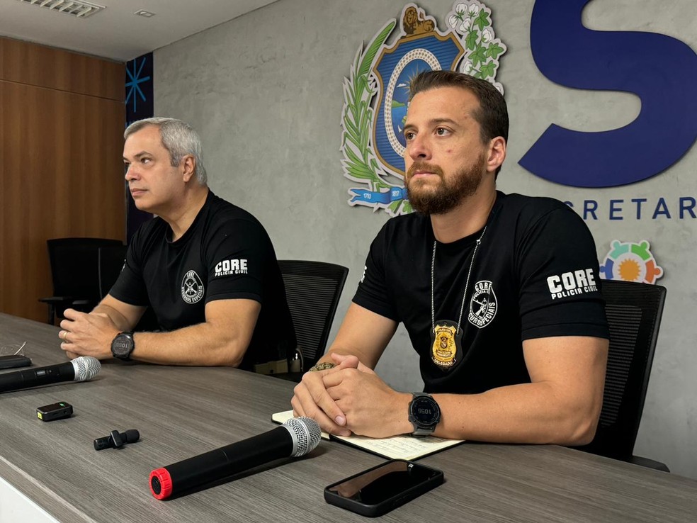 Raul Carvalho, da delegacia de Polícia de Repressão à Intolerância Esportiva de Pernambuco — Foto: Thaís Cidade/ ASCOM PCPE