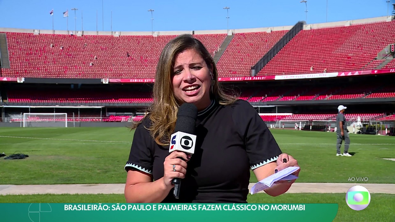 Brasileirão: São Paulo e Palmeiras fazem clássico no Morumbi