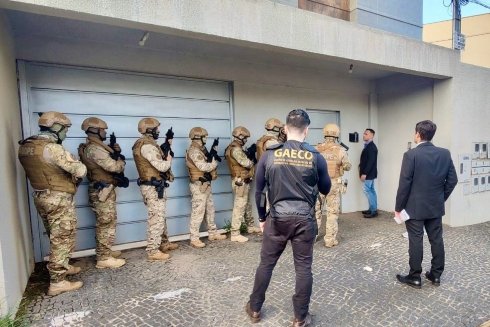 Terceira fase da Operao Penalidade Mxima teve incio nesta tera-feira  Foto: Divulgao MP/GO