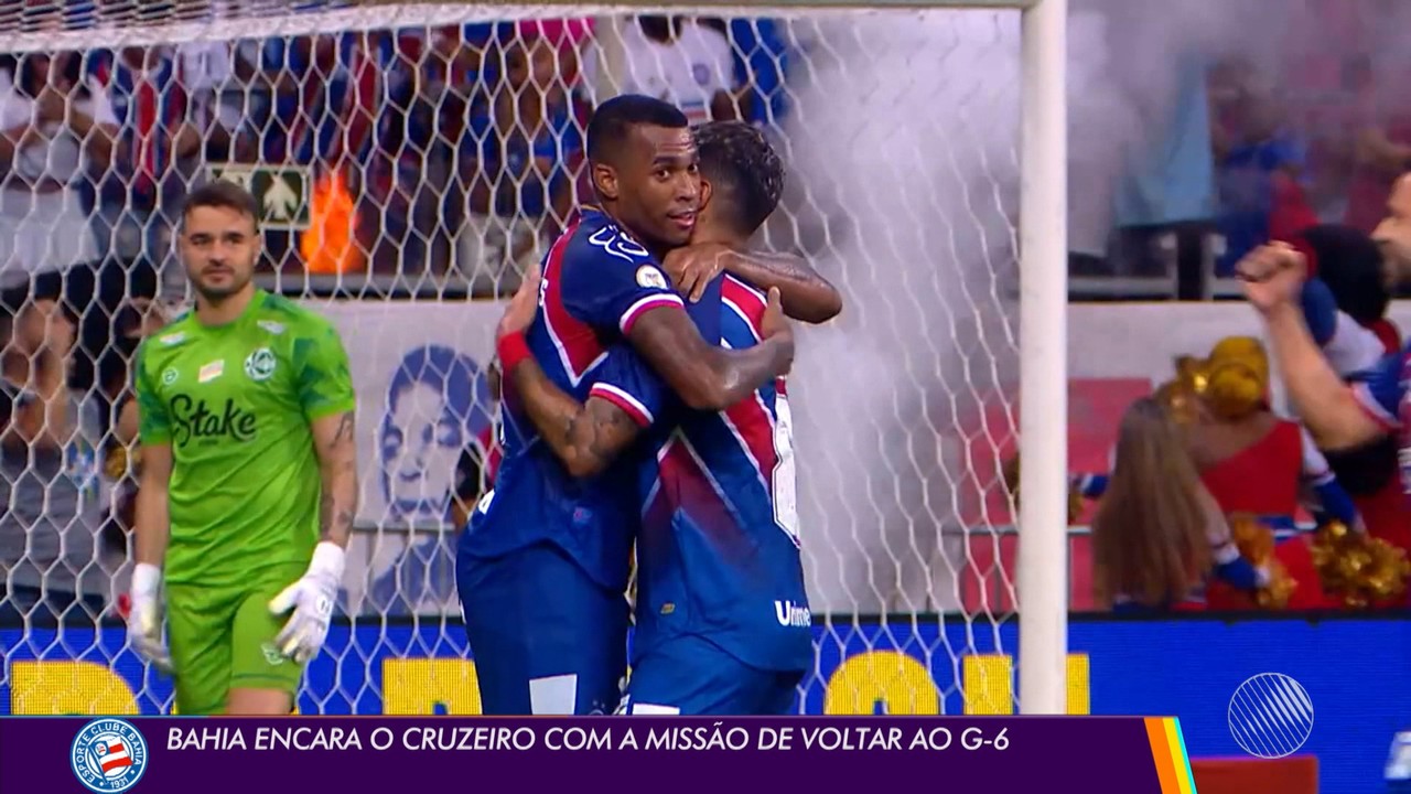 Bahia encara o Cruzeiro com a missãoups betsvoltar ao G-6