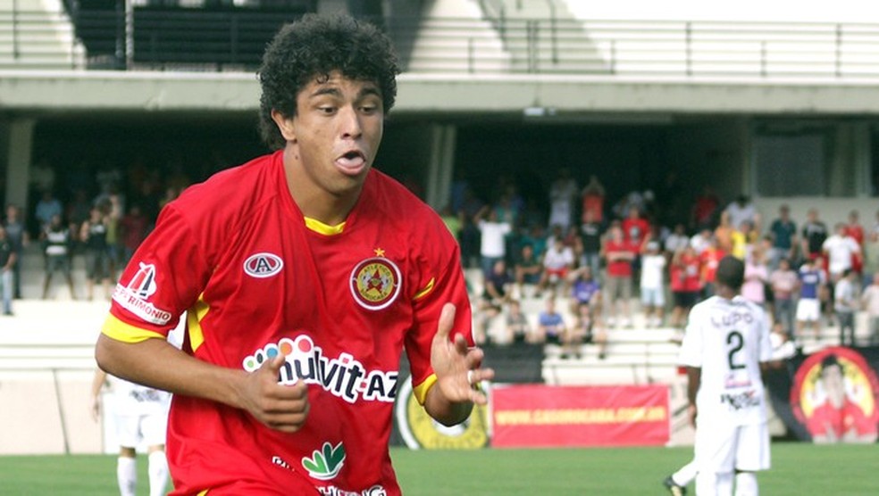 Luan, ex-atacante do Atlético Sorocaba — Foto: Fernando Rezende/Diário de Sorocaba
