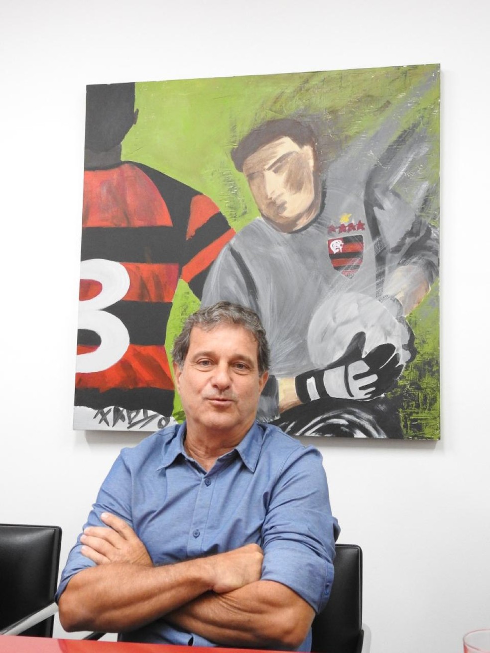 Bodin, executivo responsvel pelo projeto do estdio do Flamengo  Foto: Fred Gomes