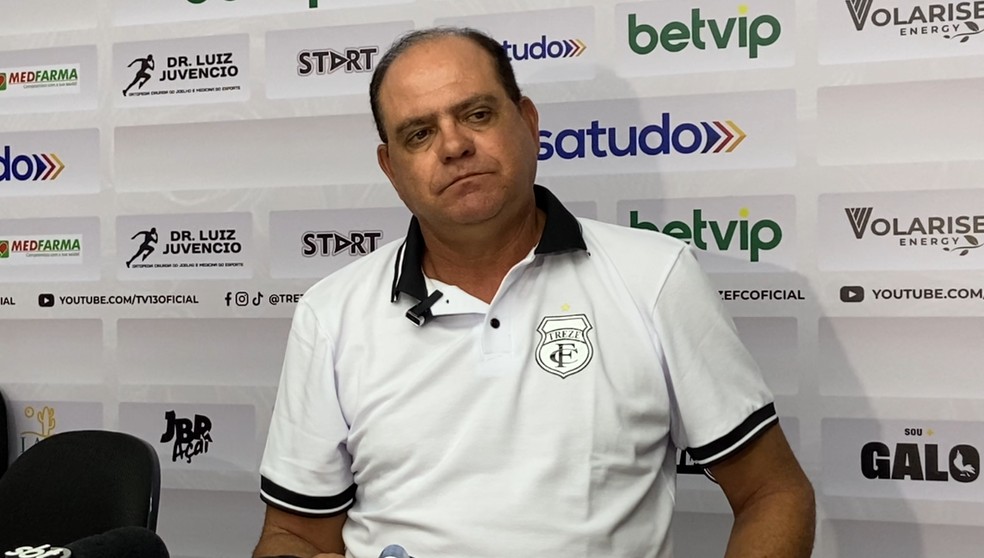 Waguinho Dias é o novo técnico do Treze — Foto: Reprodução/TV Paraíba