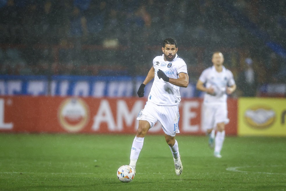 Diego Costa, centroavante do Grêmio — Foto: Lucas Uebel/Grêmio