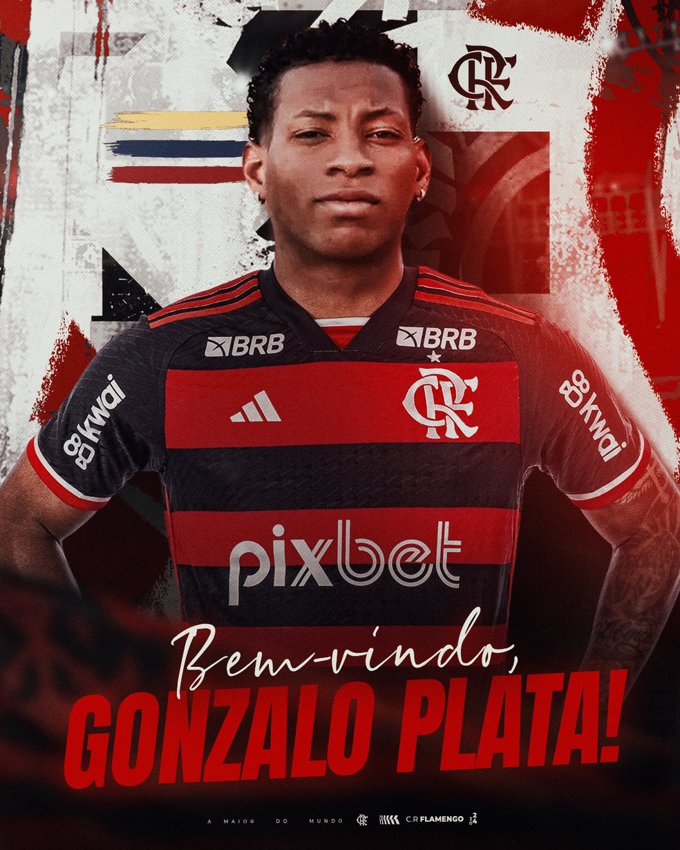 Plata é do Flamengo — Foto: Divulgação