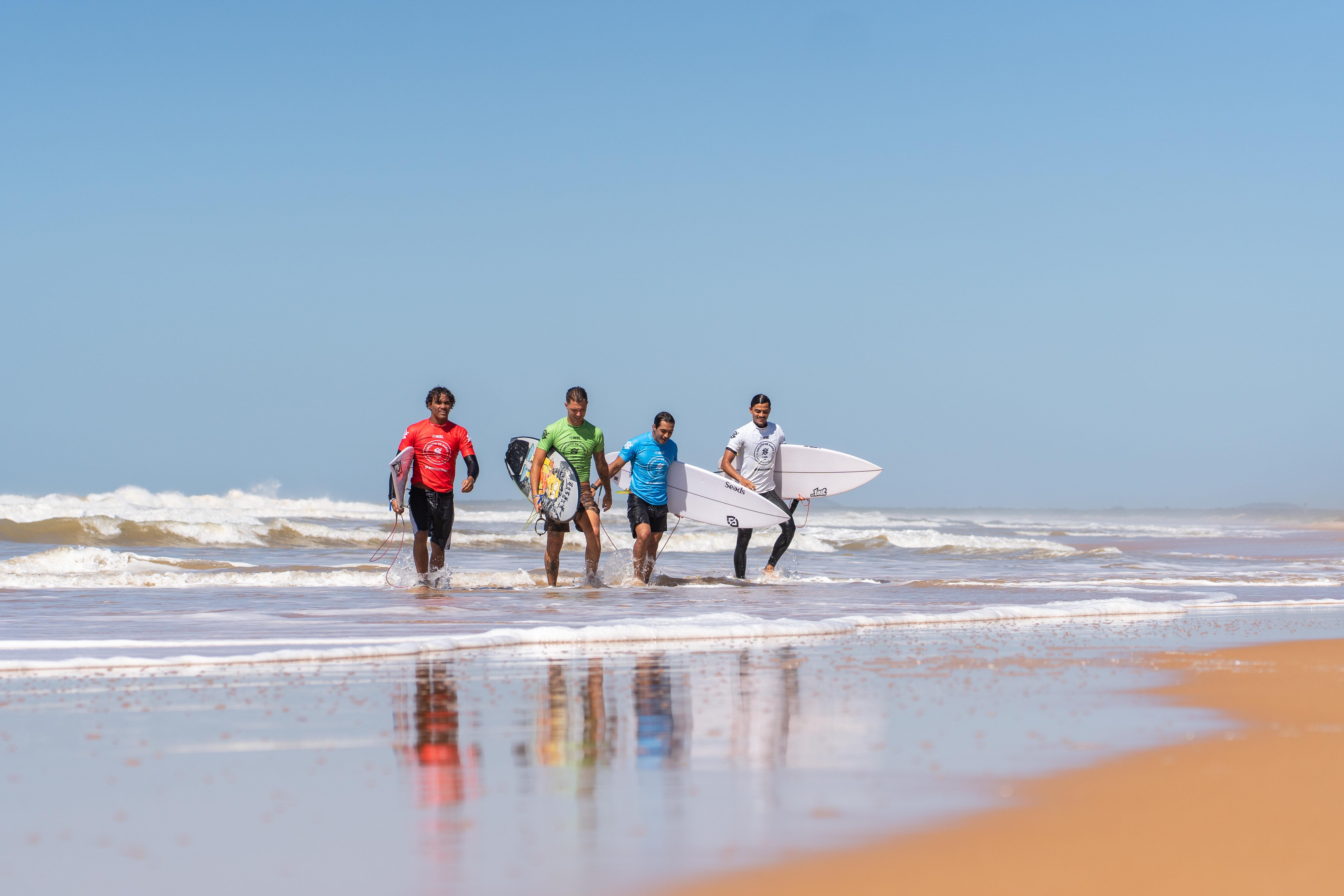Surfe: três capixabas brilham no 1º dia e avançam no QS 4000 da WSL de Guarapari