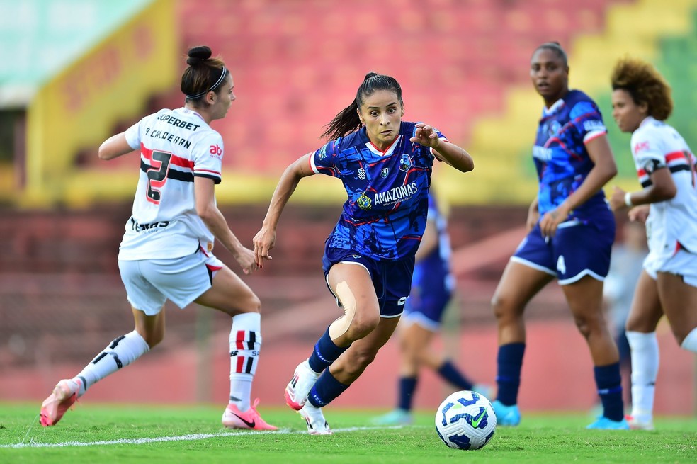 São Paulo e 3B da Amazônia se enfrentaram no Canindé — Foto: Divulgação/CBF