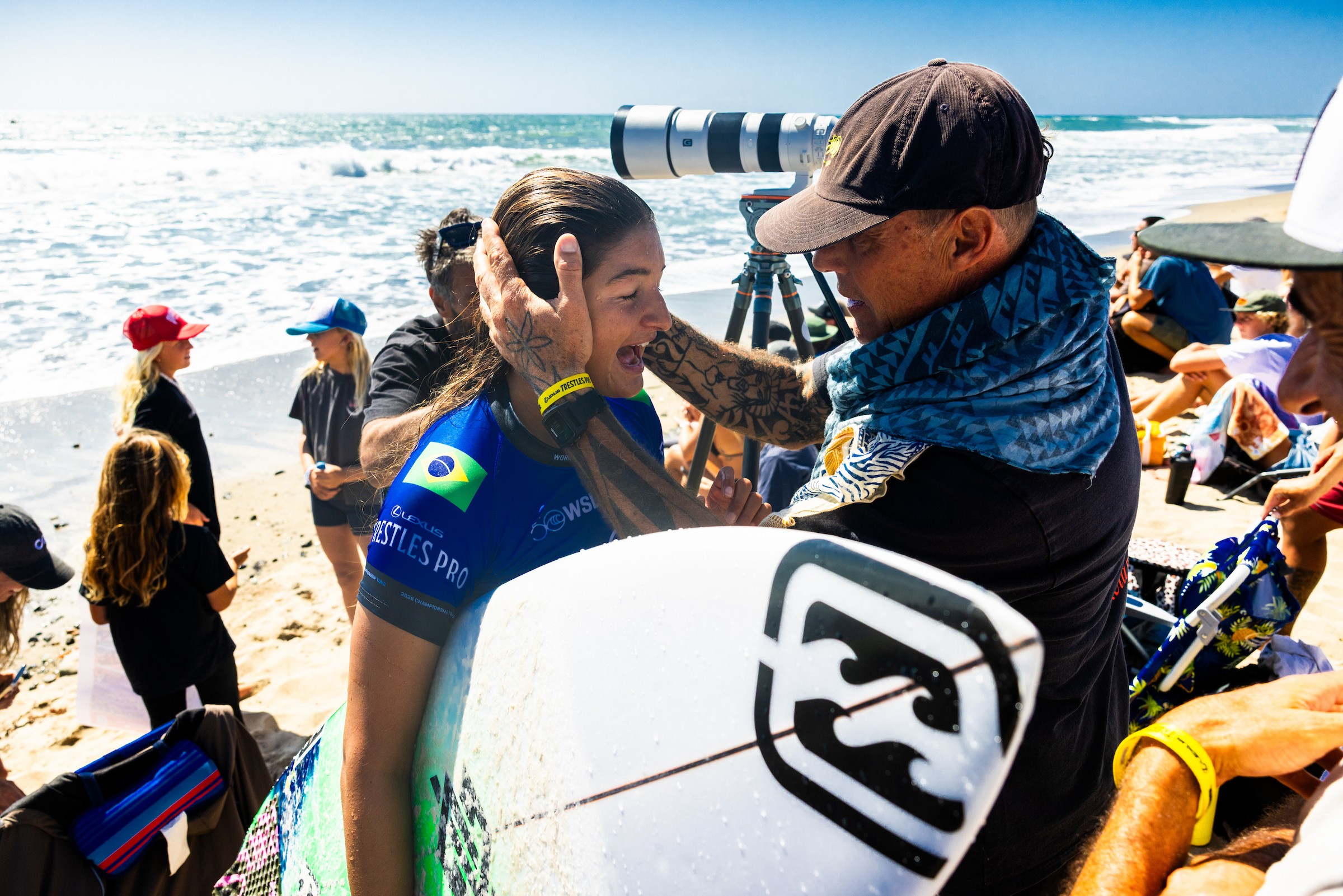 WSL: Luana Silva amplia freguesia sobre Tyler Wright e vai às quartas em Trestles