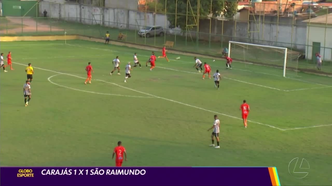 Carajás e São Raimundo empatam no jogomais futebol goianoida das quartas da Segundinha