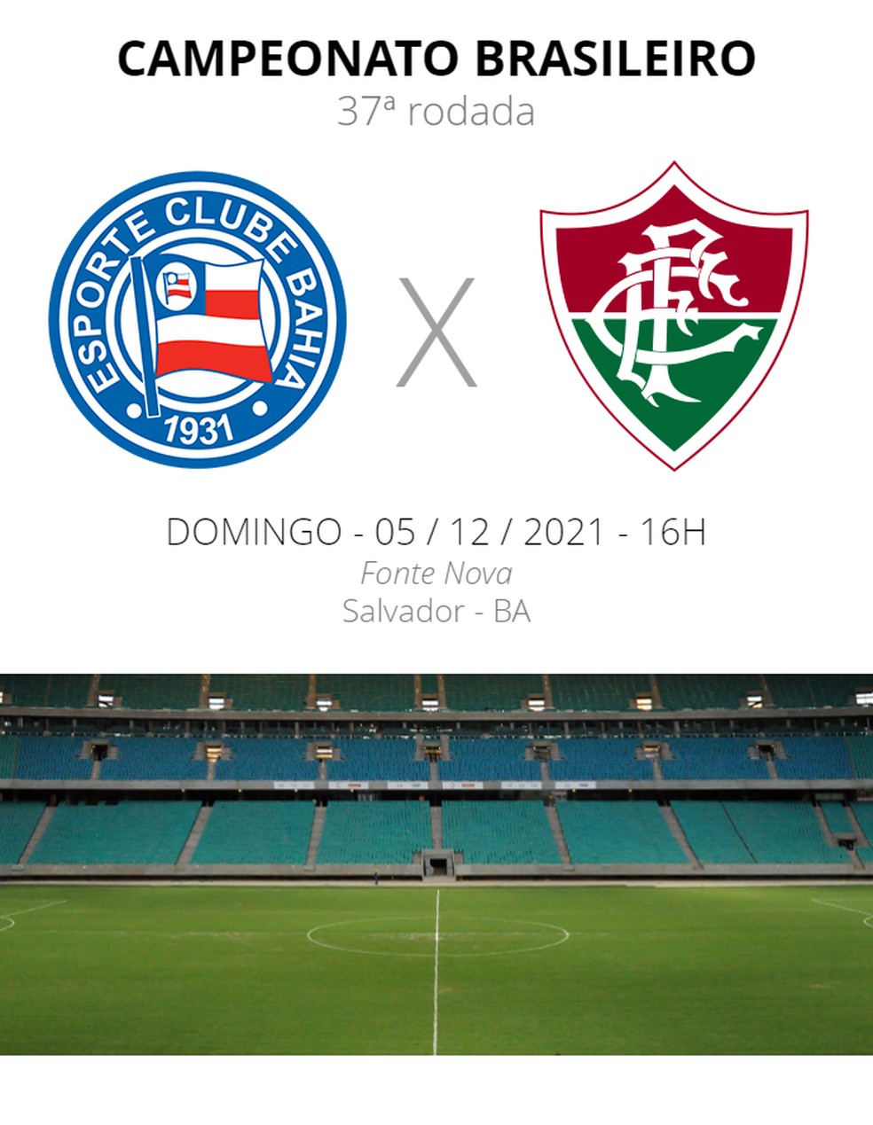 Bahia x Fluminense: veja onde assistir ao jogo de hoje do Brasileirão, Futebol