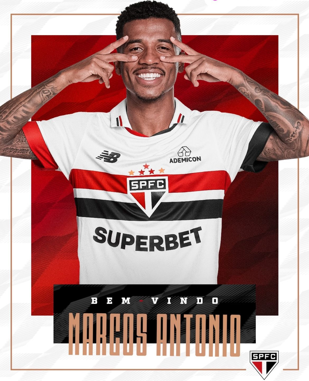 S�o Paulo anuncia Marcos Ant�nio � Foto: Divulga��o