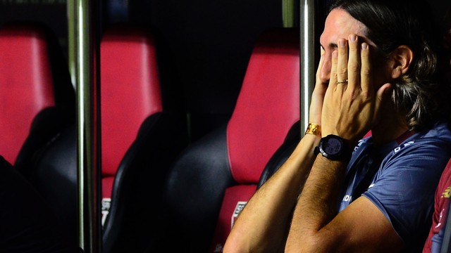 Luis Zubeldía em São Paulo x Alianza Lima
