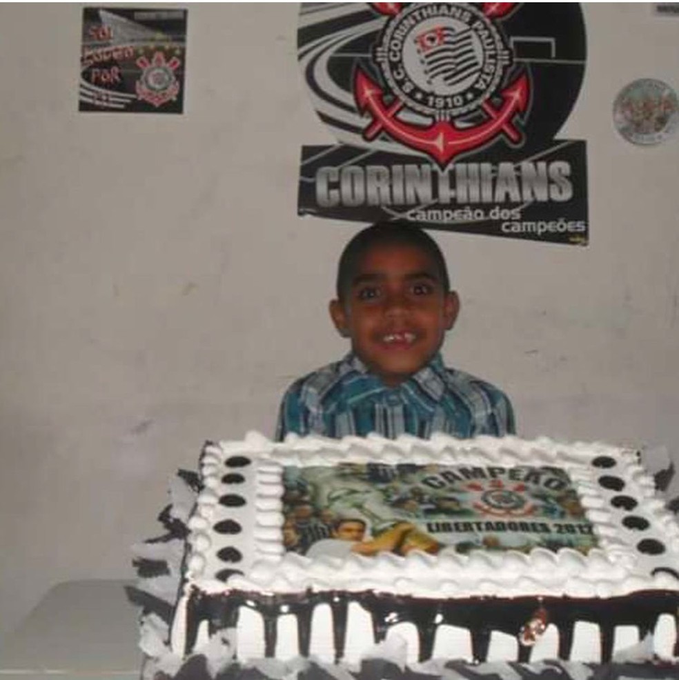 Gui Negão é torcedor do Corinthians desde a infância — Foto: Arquivo pessoal