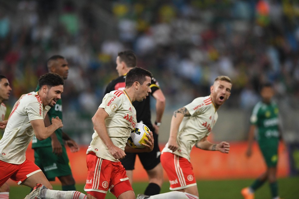 Cuiabá x Inter Brasileirão Arena Pantanal Mauricio De Pena Pedro Henrique — Foto: Ricardo Duarte / Internacional