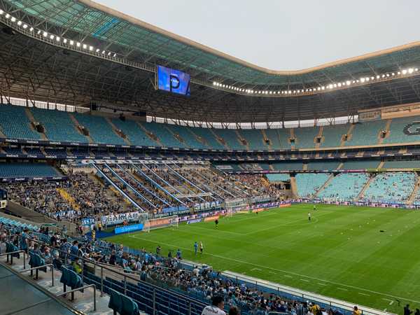 Arena do Grêmio amplia capacidade para partida contra Fortaleza