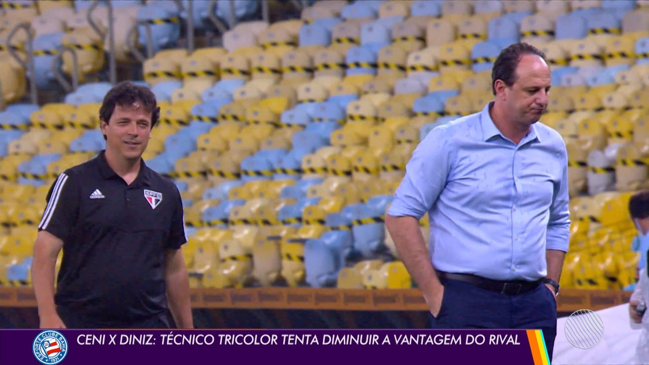 Ceni x Diniz: técnico tricolor tenta diminuir a vantagem do rival