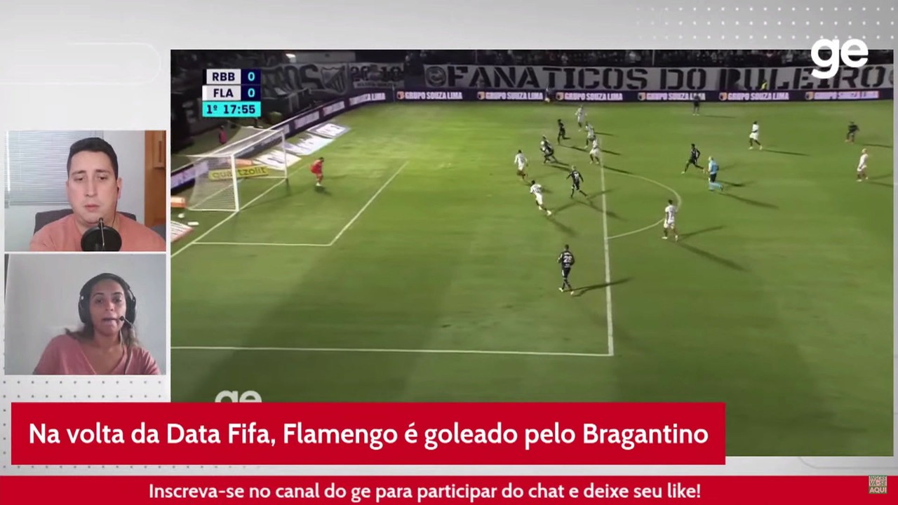 Jorge Natan: 'Era uma Ferrari contra um Fusca. O Flamengo levou quatro gols mas poderia ter perdido de sete'