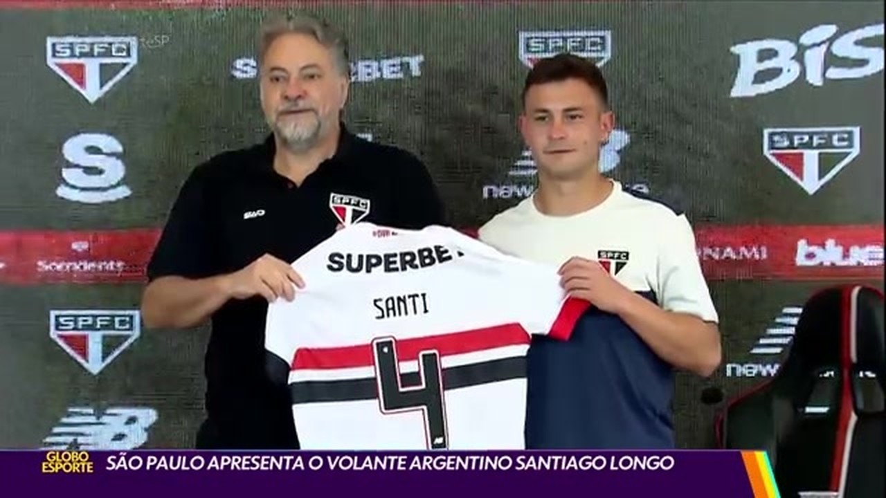 São Paulo apresenta o volante argentino Santiago Longo