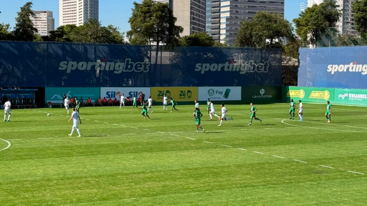 Palmeiras empata com União São João em jogo-treino e tem gol de Barboza