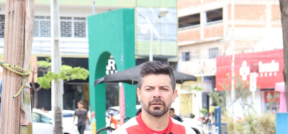 Bruno Marlon, presidente do Esporte de Patos — Foto: Éder Souza / Nacional de Patos