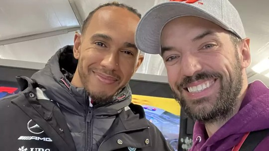 No GP, maior patinador do Canadá tem encontro com Lewis Hamilton