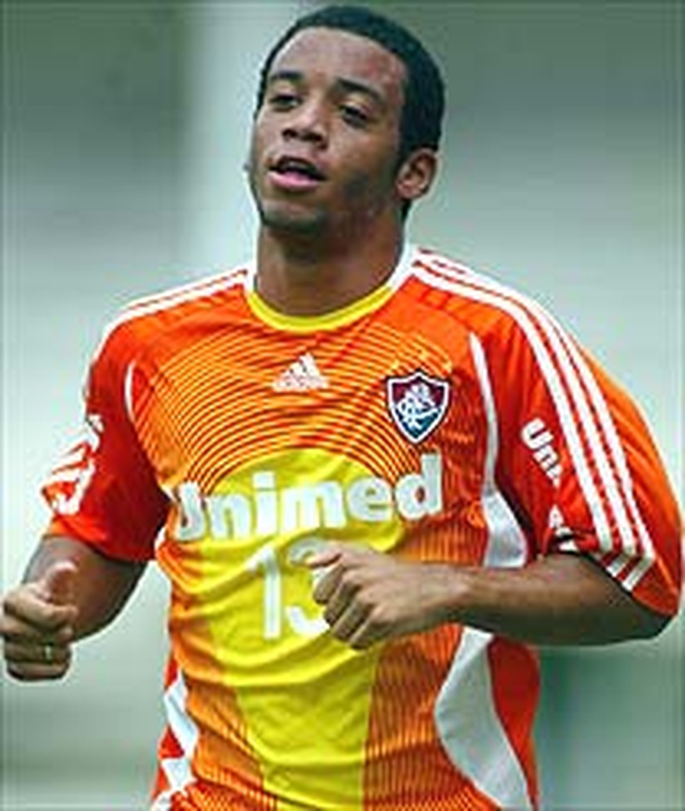 Marcelo em treino do Fluminense em 2006 — Foto: Divulgação