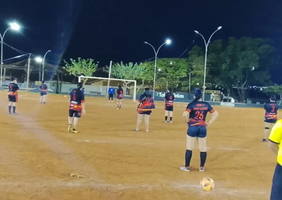 Jogo cancelado envolvendo atleta trans — Foto: Redes sociais
