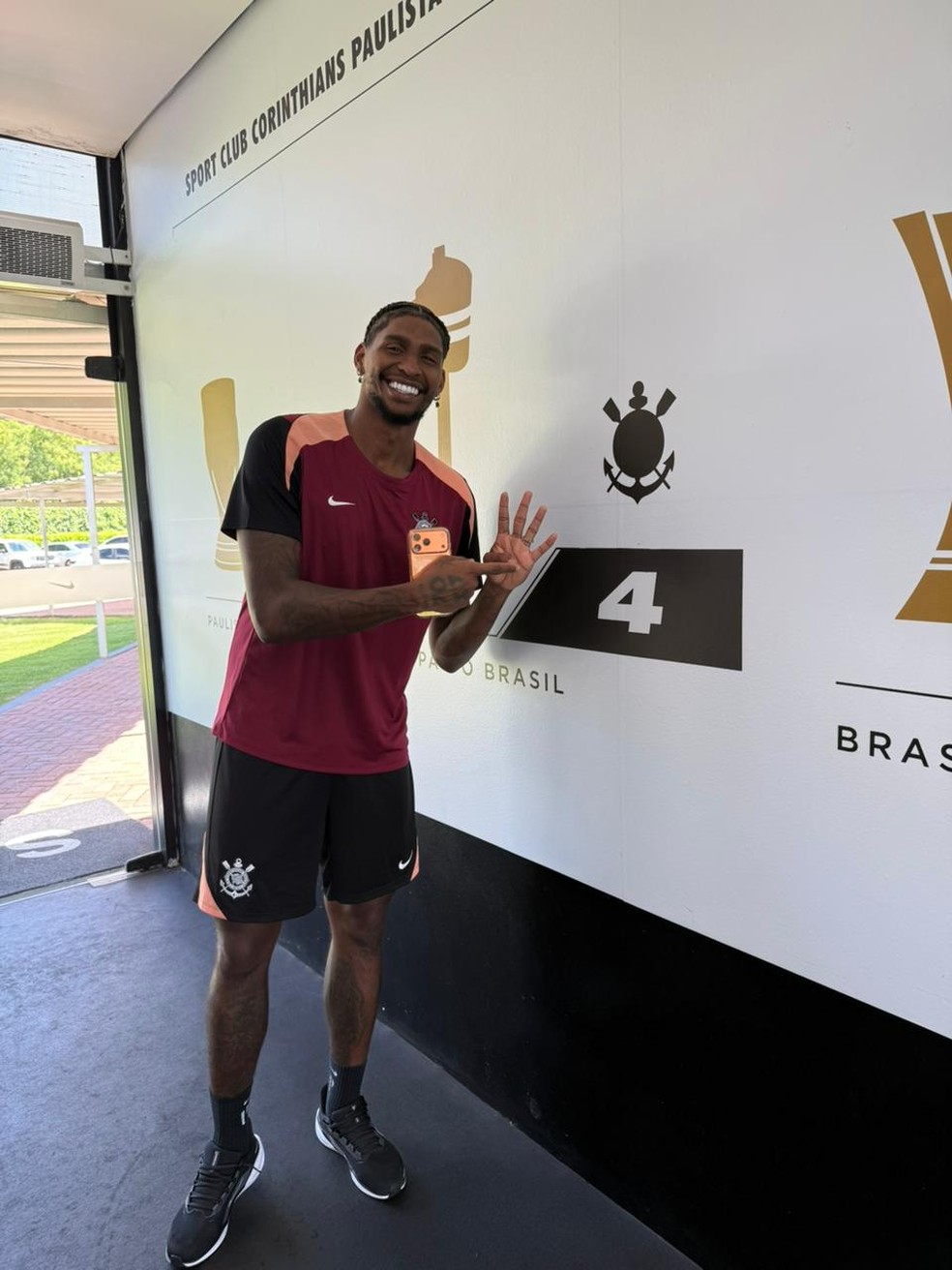 Corinthians atualiza hall do CT e exibe quarto título da Copa do Brasil