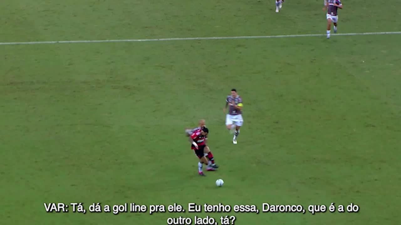 Veja a análise do VAR para a expulsão de Felipe Melo em Fluminense 0 x 0 Flamengo