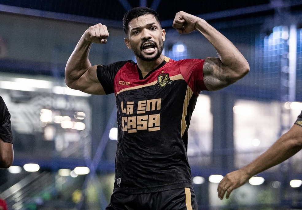 Janff pelo Espartanos fut7 — Foto: Aldo Carvalho