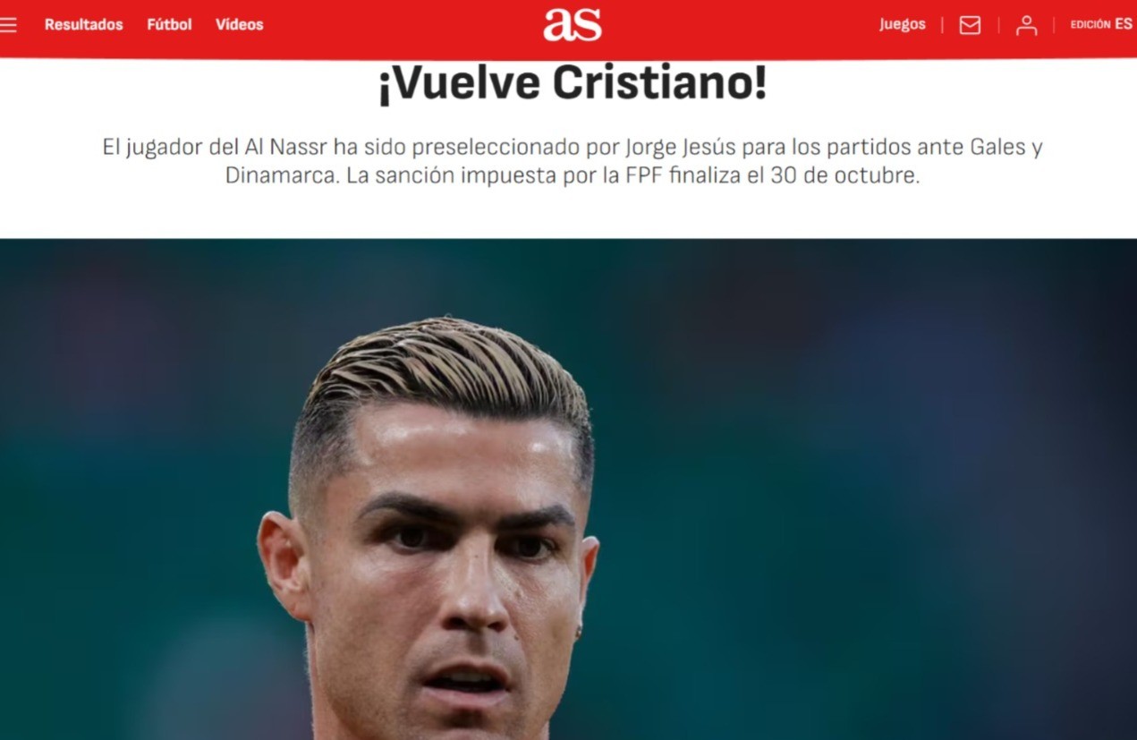 Fim da crise? Cristiano Ronaldo entra na pré-lista de Portugal após confusão com Jorge Jesus, diz jornal
