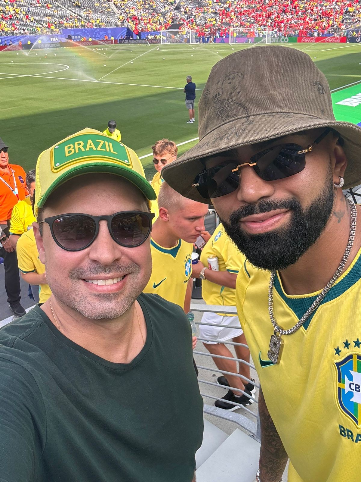 De férias do Santos, Gabigol vai aos Estados Unidos acompanhar a seleção brasileira na Copa