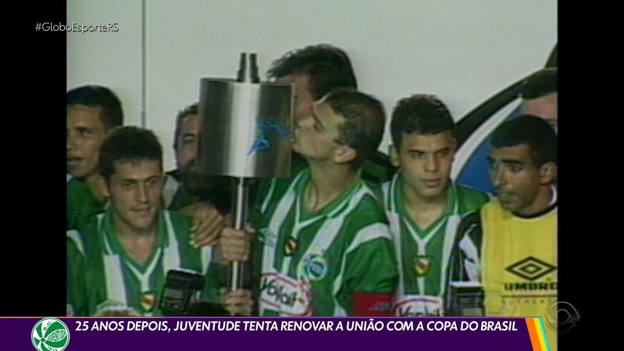 25 anos depois, Juventude tenta renovar união com a Copa do Brasil