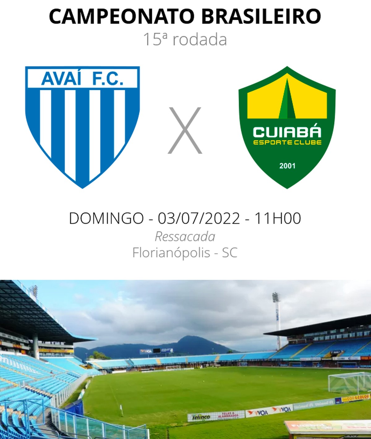 Avaí x Cuiabá: veja onde assistir, escalações, desfalques e arbitragem ...