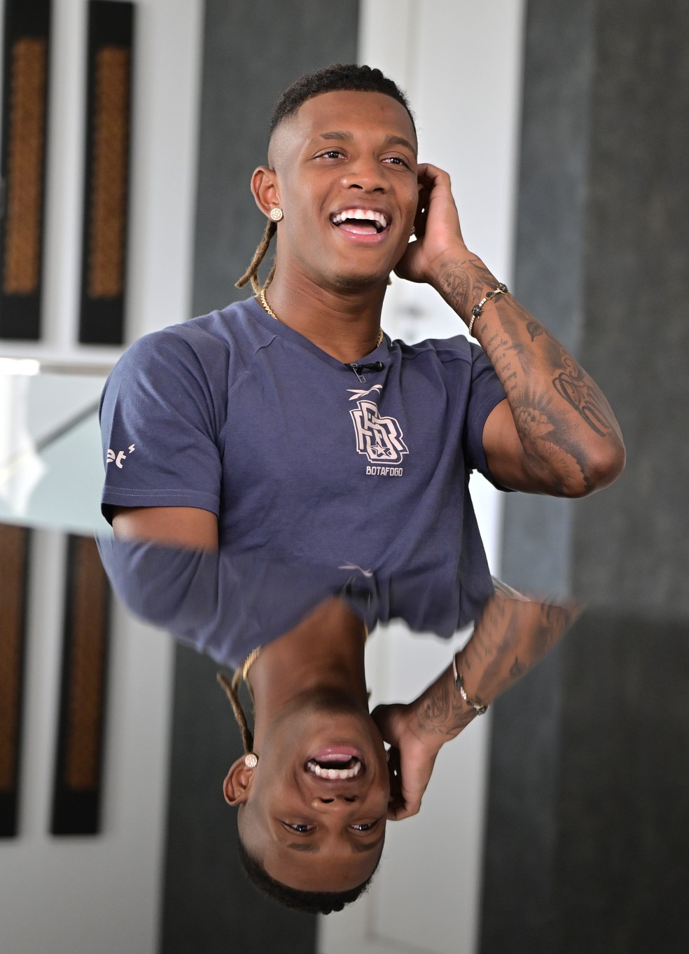 Danilo Santos em foto da base, quando ainda atuava no ataque
