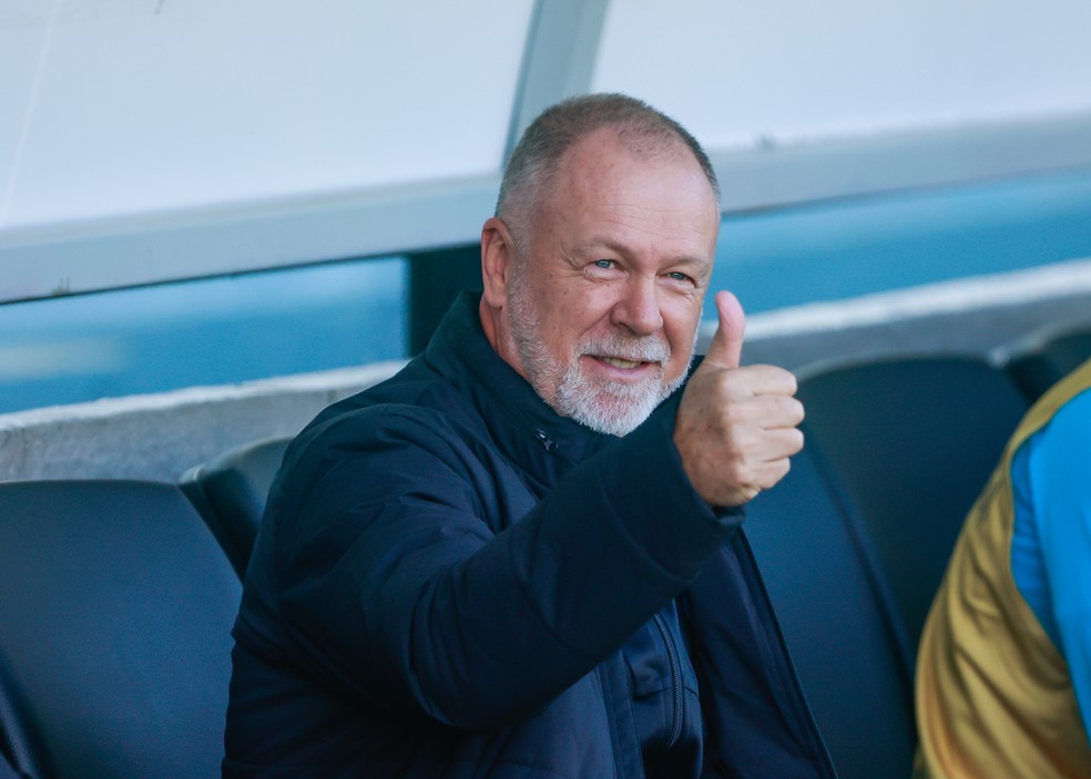 Mano Menezes em Juventude x Grêmio — Foto: Luiz Erbes/AGIF