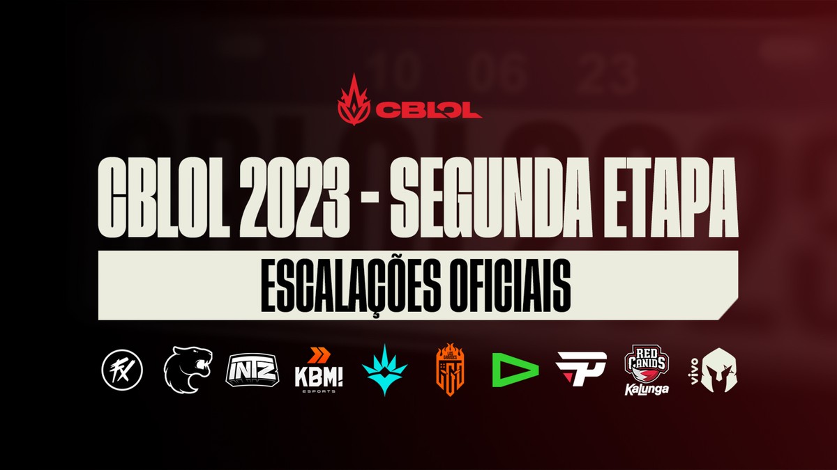 CBLOL 2022: veja escalações oficiais dos times para o 2º Split