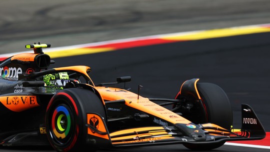 GP da Bélgica: Norris lidera dobradinha da McLarenmercado de apostas esportivas2º treino - Foto: (Dean Mouhtaropoulos/Getty Images)