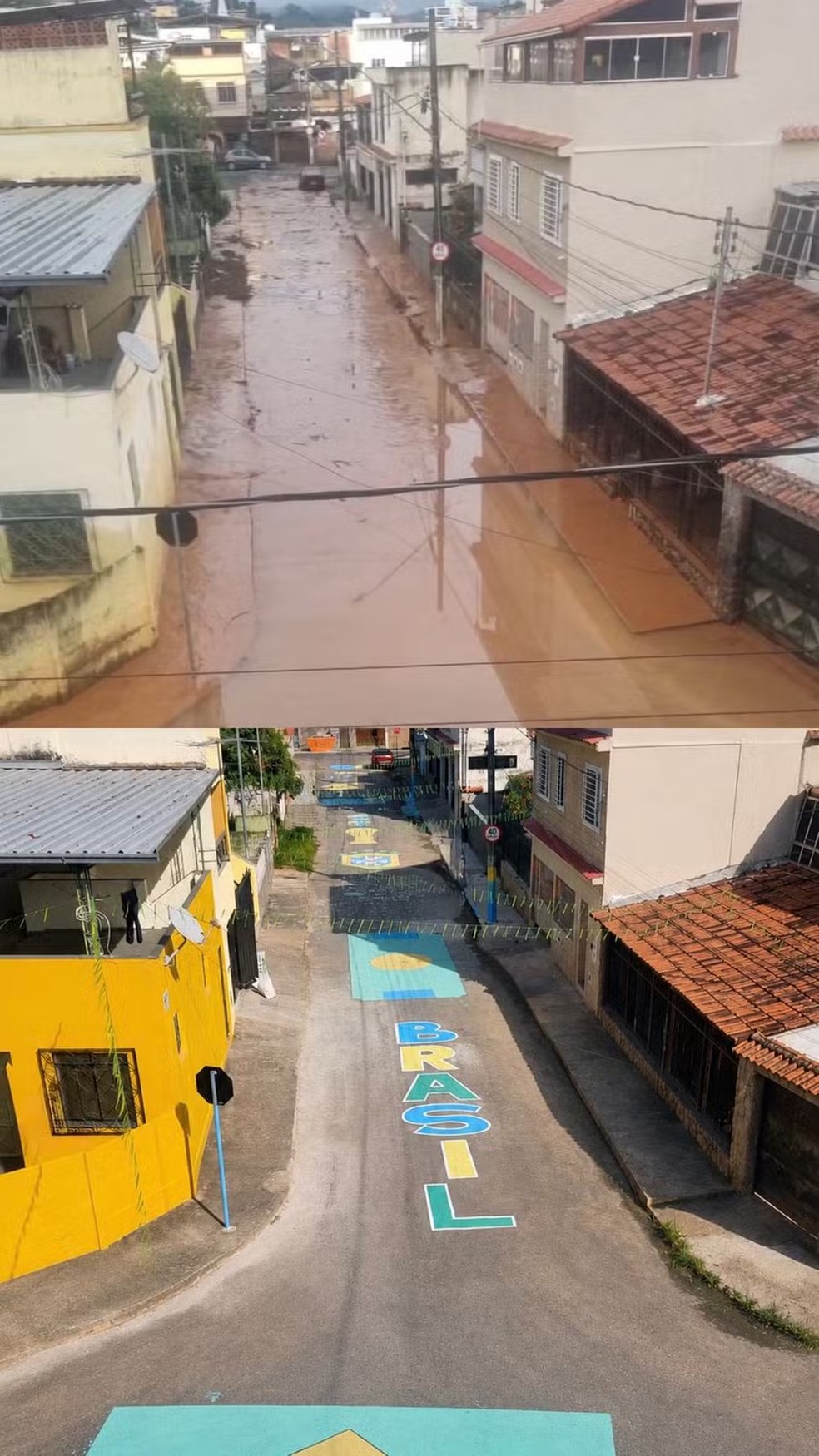 Rua Dalila Lery enfeitada para a Copa
