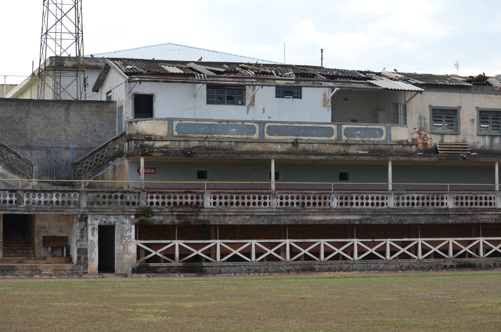 Situação estádio Mogiana — Foto: ge