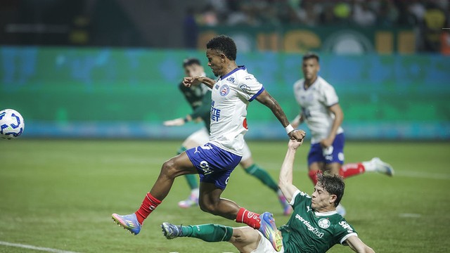 Kayky fez o gol do Bahia sobre o Palmeiras