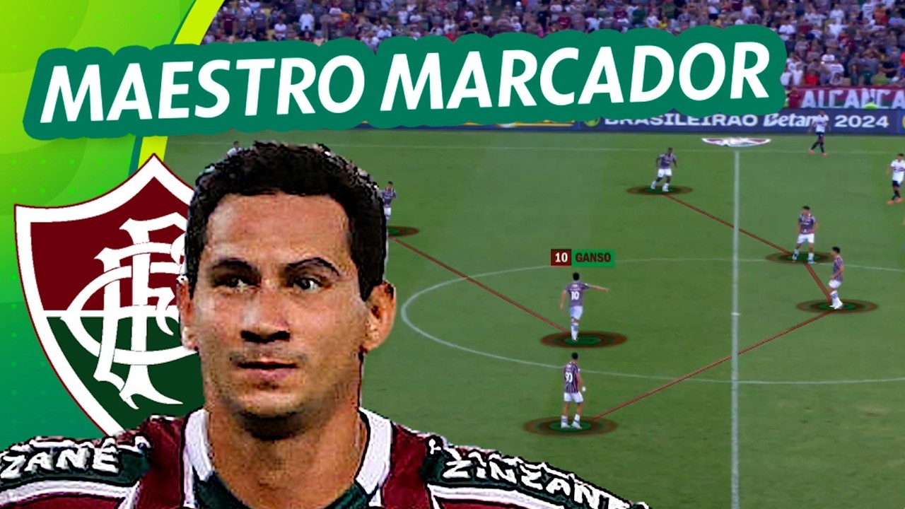 O papel defensivo de Ganso na vitória do Fluminense contra o São Paulo