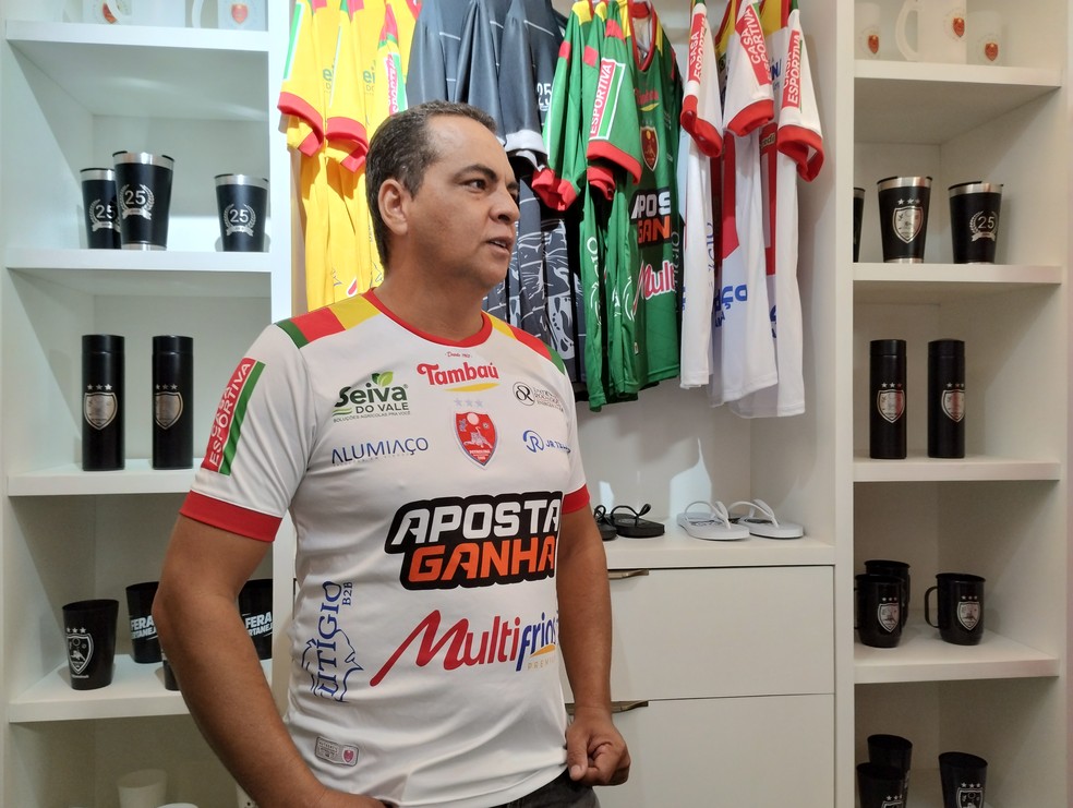 Jeferson Oliveira, presidente do Petrolina — Foto: Emerson Rocha / ge Petrolina