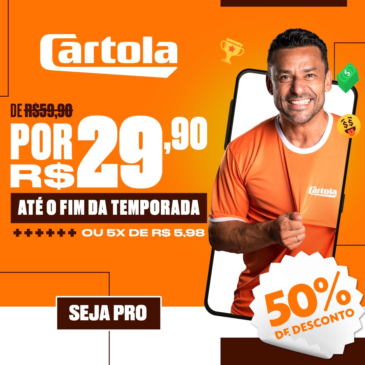 SuperJogos lança Cartola para o Brasileirão com prêmio de até R$ 5