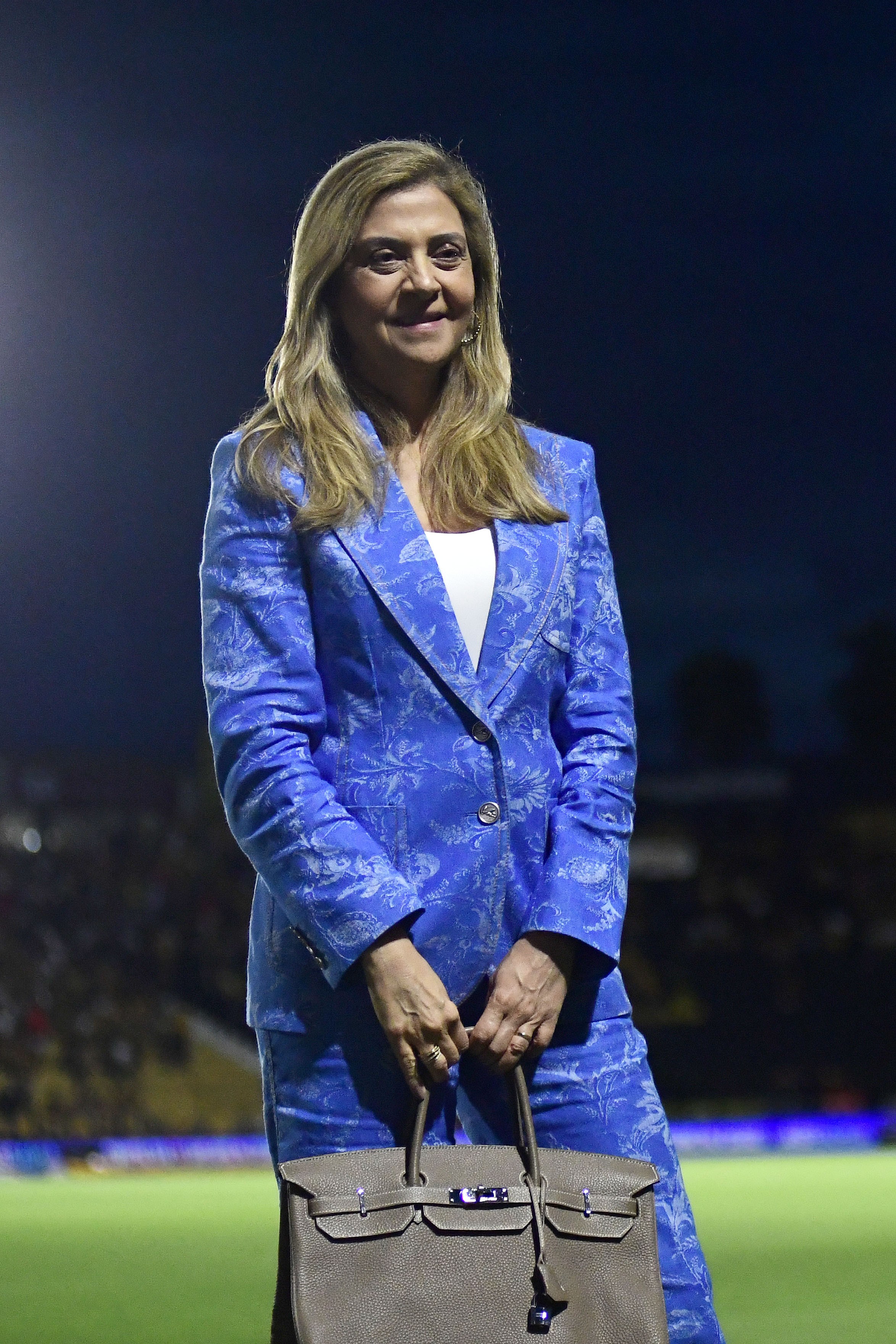 Leila exalta título do Palmeiras e traça planos para continuidade de Abel no comando: 