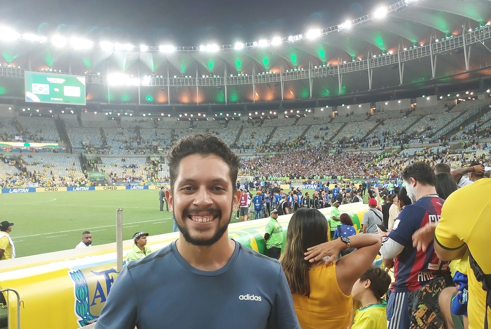 Lucas Braz, torcedor da Argentina — Miguel Messi