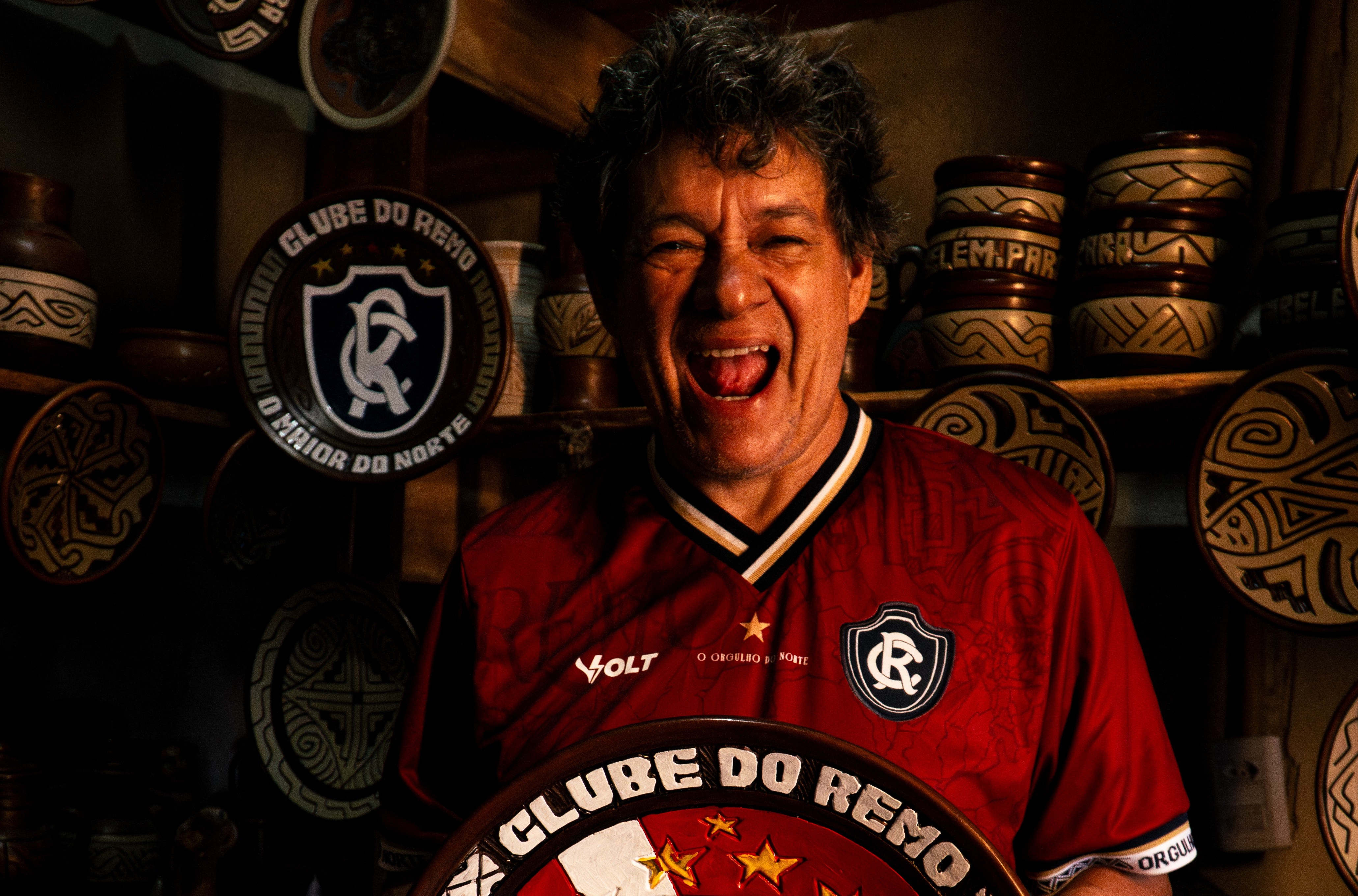 Remo lança terceiro uniforme vermelho em homenagem à bandeira do Pará e à cultura marajoara