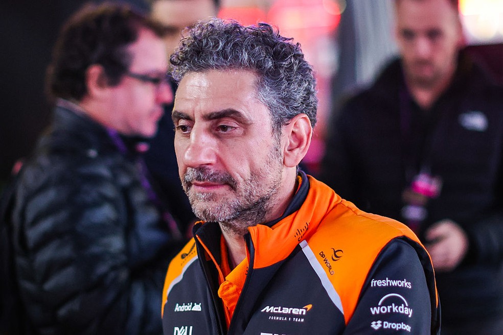 Andrea Stella se desculpa com pilotos da McLaren por desclassificações em Las Vegas — Foto: Kym Illman/Getty Images