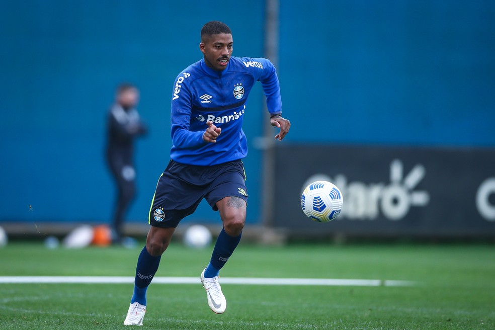 Jean Pyerre, meia do Grêmio — Foto: Lucas Uebel/Grêmio