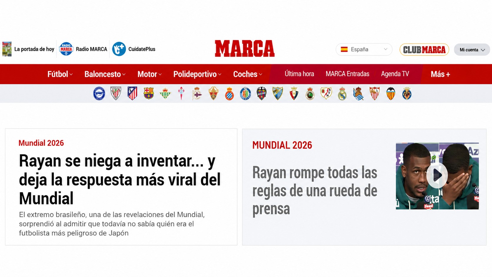 Coletiva de Rayan surpreende e quebra regras tradicionais